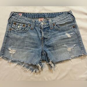 True Religion Jayde Denim Shorts